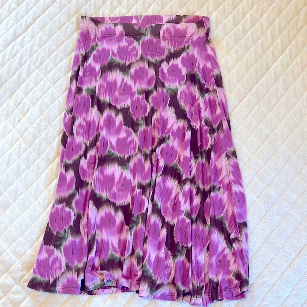 Matilda Jane Sway This Way Pink & Brown Knit Skirt Size Small NWT 🤎💖